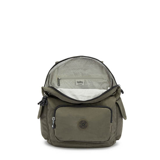 Kipling City Pack Small Backpacks Green Moss | AU 1508BE